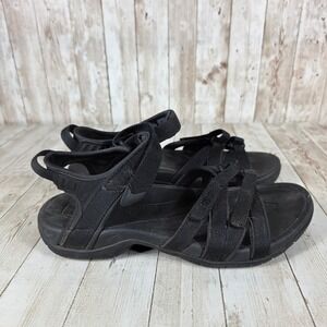 Teva Women's Black Adjustable Strap Sport Sandals Size 8 Casual Comfort‎